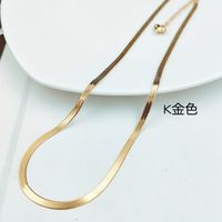 Edelstahl 304 18 Karat Vergoldet Mode Überzug Geometrisch Halskette sku image 2