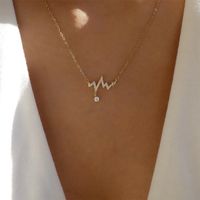 Fashion Geometric Alloy Plating Women's Necklace sku image 1