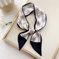 Pañuelos De Seda Coreanos, Pequeñas Cintas Largas, Bolsos Atados Para Mujeres, Bufandas Decorativas sku image 29