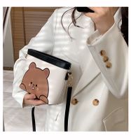 Fashion Messenger Bag Female New Fashion Bear Print Shoulder Bag Wholesale sku image 1