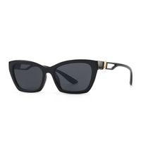 Hollow Temple Modern Charm Trend Fashion Sunglasses Female sku image 1