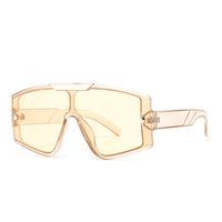 Retro Oversized Frame Sunglasses Female Ins Sunglasses Male sku image 3
