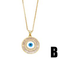 European And American Creative Dreamcatcher Devil's Eye Pendant Necklace Female sku image 2