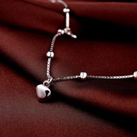 Girlfriends Gift S925 Silver Anklet Summer Sweet Fresh Love Silver Anklet Jewelry main image 3