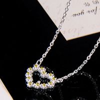 S925 Silver Necklace Heart-shaped Fashion Necklace Wholesale main image 3