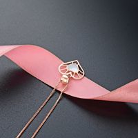 Simple Hollow Heart-shaped Fashion Accessories Pendant S925 Silver Pendant main image 1