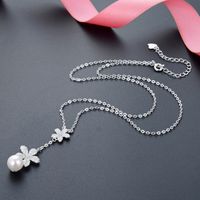 New Creative Pearl Pendant Korean S925 Sterling Silver Freshwater Pearl Necklace main image 4