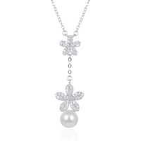 New Creative Pearl Pendant Korean S925 Sterling Silver Freshwater Pearl Necklace main image 5