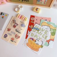 Cute Simple Paper Storage Bag Cartoon Cloud Bear Mini Paper Bag main image 5