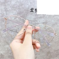 New Style Can Be Matched With Myopia Glasses Frame Irregular Mirror Glasses main image 6