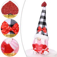 New Faceless Doll Decoration Valentine's Day Mother's Day Doll Plaid Doll main image 5