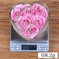 6 Eisenkorb Rose Seife Blume Geschenkbox Kleine Geschenke Zum Valentinstag main image 3