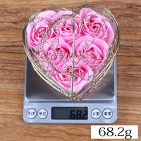 6 Iron Basket Rose Soap Flower Gift Box Valentine's Day Small Gifts main image 3