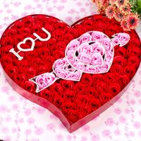 New One Arrow Through The Heart Soap Flower Gift Box Romantic Valentine's Day Gift main image 1