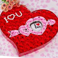 New One Arrow Through The Heart Soap Flower Gift Box Romantic Valentine's Day Gift main image 4