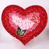 Wholesale Butterfly Lantern Rose Soap Flower Gift Box Creative Valentine's Day Gift main image 4