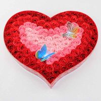 Wholesale Butterfly Lantern Rose Soap Flower Gift Box Creative Valentine's Day Gift main image 5