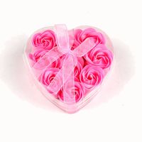 Kreative Kleine Geschenke 9 Herzförmige Seifenblumen Für Hochzeitsveranstaltungen main image 3