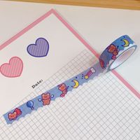 Japanese Ins Style Cute Diy Hand Account Decoration Tearable Tape Paper sku image 8