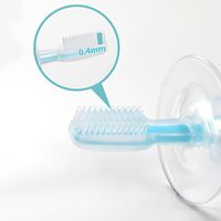1 Silicone Suction Cup Anti-swallow Baffle Soft Children's Toothbrush main image 5