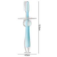 1 Silicone Suction Cup Anti-swallow Baffle Soft Children's Toothbrush sku image 1