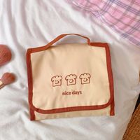Cute Folding Storage Bag Simple Multi-fold Bear Cosmetic Bag Portable Storage Bag sku image 3