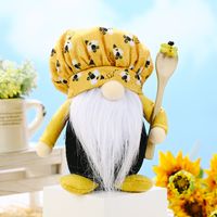 New Christmas Valentine's Day Decoration Faceless Yellow Bee Decorative Doll sku image 1