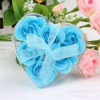 Wholesale 6 Roses Soap Flower Gift Box Creative Valentine's Day Gift sku image 1