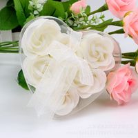 Wholesale 6 Roses Soap Flower Gift Box Creative Valentine's Day Gift sku image 2