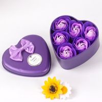 3 Soap Flower Iron Box Christmas Creative Small Gift Wholesale sku image 10