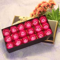 Valentine's Day Christmas Small Gifts 18 Roses Soap Flower Gift Box sku image 6