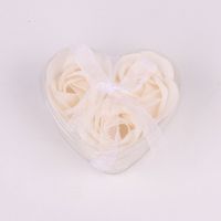 3 Heart-shaped Roses Soap Flower Gift Box Valentine's Day Creative Small Gift sku image 5
