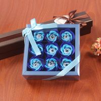 Wholesale 9 Roses Soap Flower Gift Box Christmas Valentine's Day Gift sku image 5