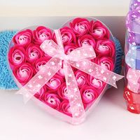 24 Soap Flower Gift Box Valentine's Day Simulation Rose Small Gift sku image 2