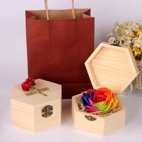 صندوق هدايا وردة صابون ملون على شكل زهرة هدية عيد ميلاد هدية عيد الحب لعيد المرأة main image 4