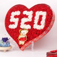 Creative Valentine's Day Soap Rose Soap Flower Gift Box Birthday Gift For Girlfriend Wholesale main image 1