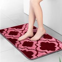 1 Plush Absorbent Non-slip Bathroom Floor Mat 40cm*60cm main image 9