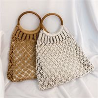 New Cotton Rope Woven New Large Capacity Mesh Bag Handbag main image 1