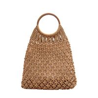 New Cotton Rope Woven New Large Capacity Mesh Bag Handbag main image 6