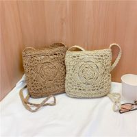 Simple Solid Color Messenger New Coin Purse Seaside Vacation Beach Bag main image 3