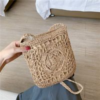 Simple Solid Color Messenger New Coin Purse Seaside Vacation Beach Bag main image 4