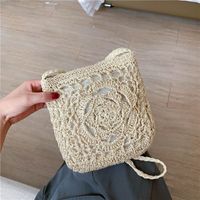 Simple Solid Color Messenger New Coin Purse Seaside Vacation Beach Bag main image 5