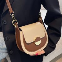 Fashion Small Saddle Bag Texture Bag New Trendy One-shoulder Messenger Bag main image 5