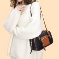 Winter New Fashion Contrasting Color Ladies Handbag Shoulder Bag Wholesale main image 4