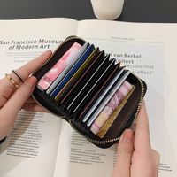 Korean Mini Wallet Female Zipper Short Student Wallet Cute Coin Purse Two-fold Short Wallet main image 3