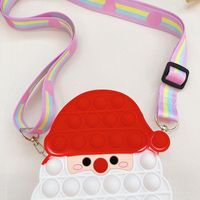 Children's Bag New Christmas Bag Cute Bubble Decompression Toy Messenger Bag main image 5