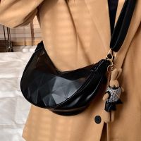 New Solid Color Pleated Autumn And Winter Shoulder Underarm Dumpling Bag main image 1