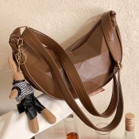New Solid Color Pleated Autumn And Winter Shoulder Underarm Dumpling Bag main image 3