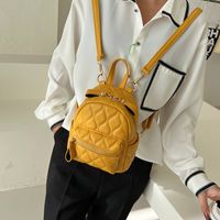 Fashion New Student Backpack Fashion Messenger Solid Color Bag main image 3