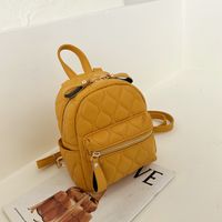 Fashion New Student Backpack Fashion Messenger Solid Color Bag main image 4